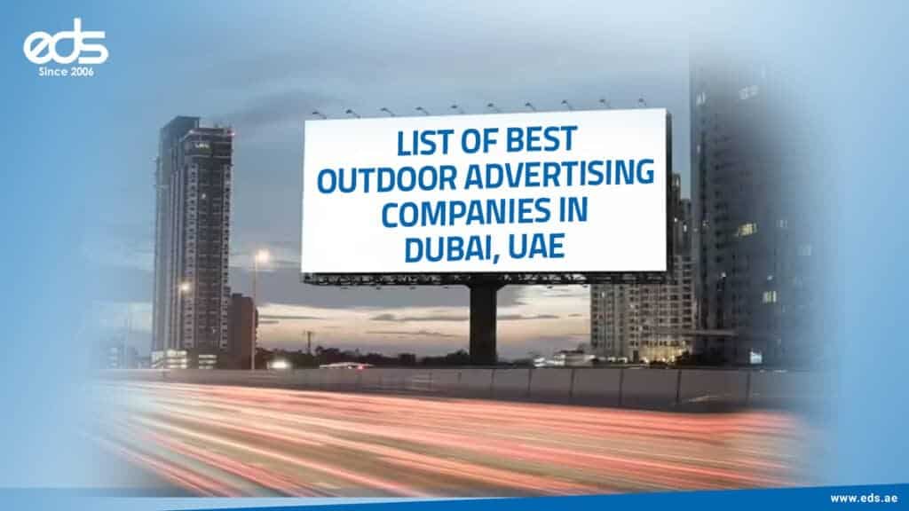 List of Best Outdoor Advertising Companies in Dubai UAE